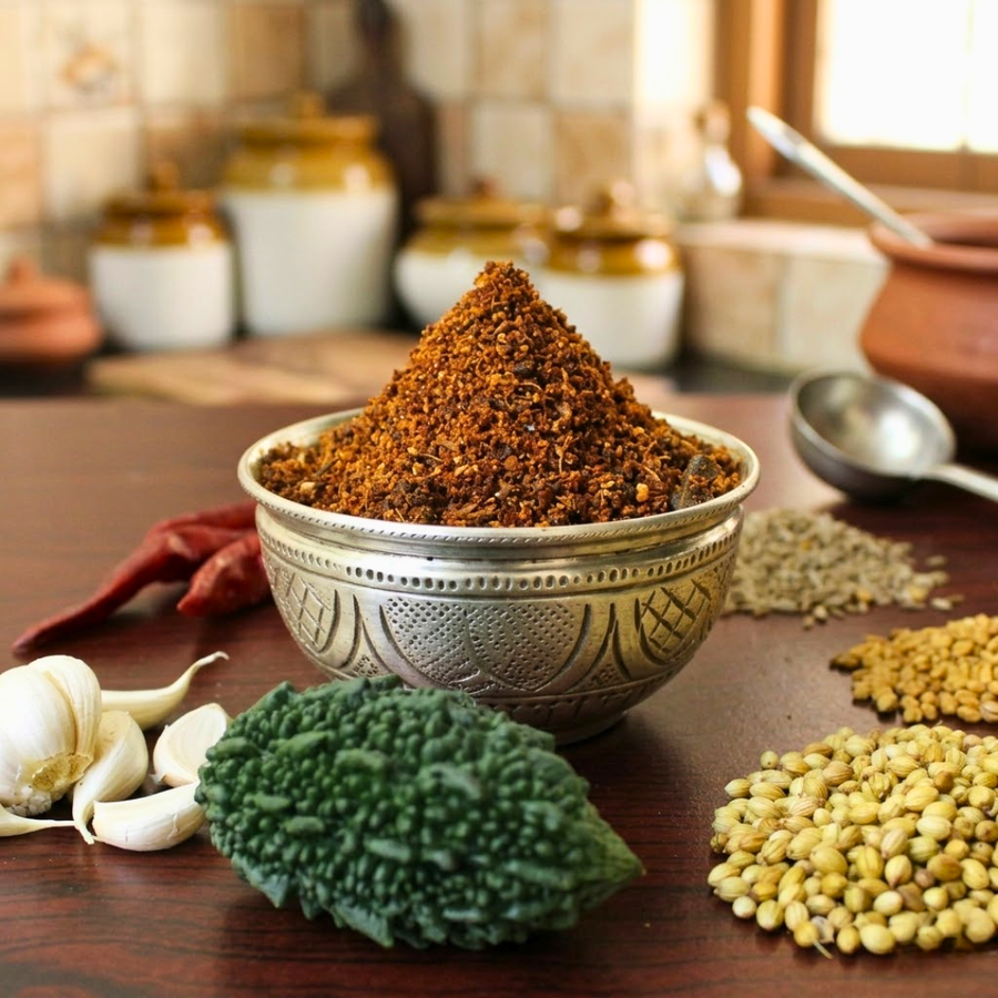 Kakarakaya karam podi